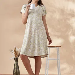 9shines Label Women Floral Printed T-shirt Nightdress-picture-18