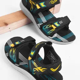 PU-PINE Boys Two Straps Velcro PU Sports Sandals-picture-30
