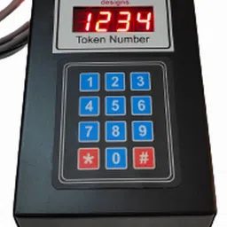 microdesigns 4-digit Token Display System with display unit; Ding Dong sound; 5 m cable Indoor PA System image 4