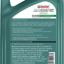 castrol Magnatec Diesel 15W-40 API SN Part Synthetic Synthetic Blend Engine Oil image 2