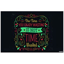 Inephos Black & Red Printed Wall Paintings-19