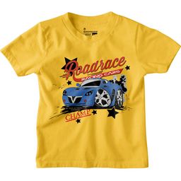 BonOrganik Boys Graphic Printed Round Neck Cotton T-shirt-58