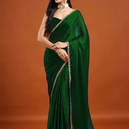 LOROFY Embellished Beads and Stones Dharmavaram Saree-picture-29