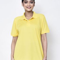 RAPL Women Polo Collar Pockets T-shirt-image-67