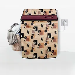 Stylista Waterproof and Dustproof PVC Washing Machine Cover-image-84