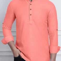 SHOPYCLICK Men Solid Straight Kurta-picture-51