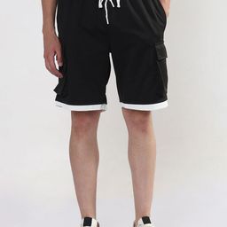 SHOWOFF Men Low-Rise Cargo Shorts-image-127