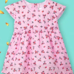 Babywish Floral Print Fit & Flare Dress-image-2