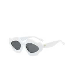 AUGEN Unisex Black Lens & White Oval Sunglasses with-image-79