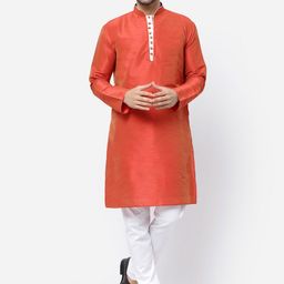 TS LIFESTYLE Men Solid Kurta with Churidar-image-11