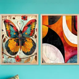 WALLLANE Brown Wood Wall Art-image-40