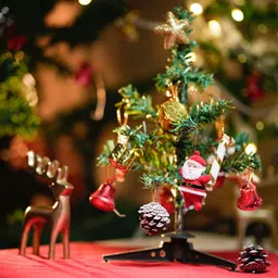 ArteCasa Green & Red Mini Foldable Christamas Tree-image-37
