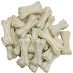 Pet treat And accessories Digestible Calcium Press Bone 3 inch Chicken Dog Chew-image-5