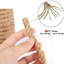 Strong String Craft Feet Natural Thick Jute Hemp Rope Brown-picture-4