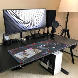 SKINFACTORY Mouse Pad Anti Slip Waterproof And Washable 11 X 23 Laptop PC and Gaming PG99-28 Non Slip Base Mousepad-48