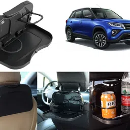 selifaur FTB369-Multi-Functional Fordable Car Headrest Seat Back Food Tray, Dining Table Cup Holder Tray Table-picture-35
