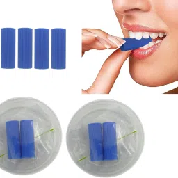 Chewies Seater for Invisalign Aligner Chompers Trays in Blue Colour with Carry Case/ pack of 2 Teeth Whitening Kit-19