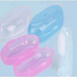 Silicone Baby Finger toothBrush with Carry Case Ultra Soft Toothbrush-image-113