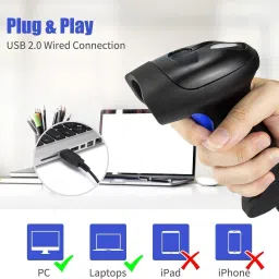 RAISA PRINTECH RPL3 WIRED 1D Laser Barcode Scanner (Handheld) Laser Barcode Scanner image 3