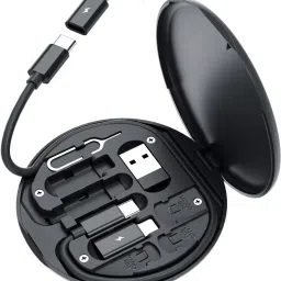 BUFONA 60W USB Fast Charging Data Cable Set 5in1 Charging Cable Card Slot Tray EjectPin Charging Pad-image-48