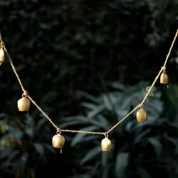 DULI Metal Toran Windchimes With Hanging Cowbells-42