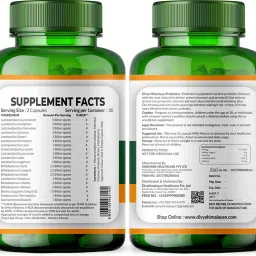 divya himalayan Probiotics 50 Billion CFU Supplement for Improved Digestion and Boosted Immunity image 2