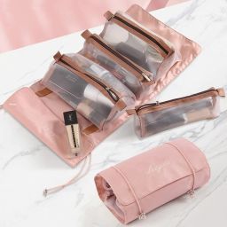 Women Pink Cosmetic Bag-image-65