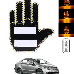 Hand Gesture Funny LED Light with Remote Car Accessory Car Back Window Sign-215 Car Reflector Light-image-7