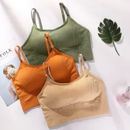 Pack of 3 Women T-Shirt Lightly Padded Bra-image-5