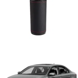 PU Leather Plus ABS, Car Cylindrical Cup Holder Tissue forJetta Vehicle Tissue Dispenser-13
