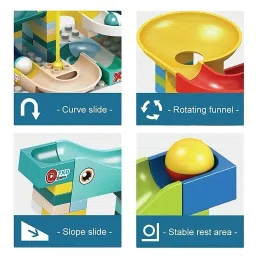 veryke ROLL BALL BLOCKS VARIABLE SLIDING 66PCS image 3