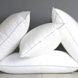 LUXURY Polyester Fibre Solid Sleeping Pillow Pack of 4-image-30