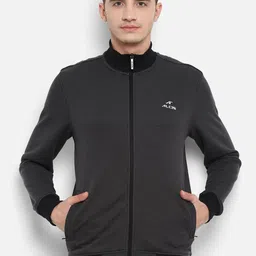 Alcis Men Black Solid Bomber Jacket-image-46