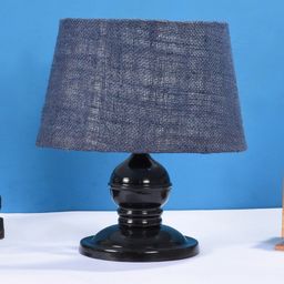 foziq Black Textured Table Lamp-22