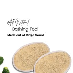 CareDone Set Of 3 Natural Bath Loofah Scrubber image 5