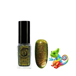 BEROMT Chrome Prismatic Nail Polish 11 ml - Glowing Amber 6008-18
