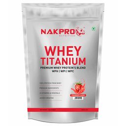 Nakpro Whey Titanium,  2.2 lb  Strawberry -22