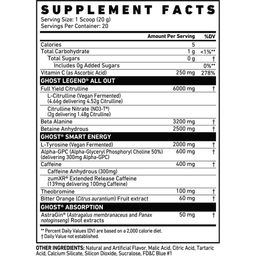 Ghost Legend All Out Pre-Workout,  0.88 lb  Blue Raspberry  image 1