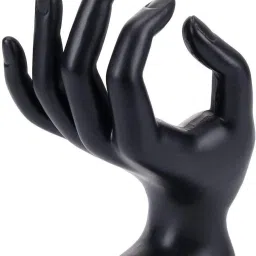 Ring Holder Hand Shape Plastic Jwellery Stand (Black) Jewellery Organizer-25