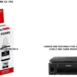 Pixma CANON ORIGINAL INK SUITABLE FOR G3000 G3010 G3012 Ink Tank printer ink Black Ink Bottle-image-99