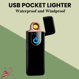 Touch USB Rechargeable (Cigarette Lighter)forSmoking with Smart FingerprintF45 Touch USB Rechargeable (Cigarette Lighter)forSmoking with Smart FingerprintF45 Pocket Lighter-image-0
