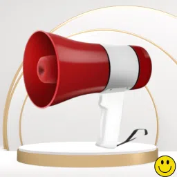 Handheld Megaphone with Siren, Microphone & Rechargeable for Outdoor EventsA215 Megaphone Portable Megaphone Siren Loudspeaker Function &Long Battery BackupT215 Outdoor PA System-7