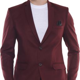 Men Solid Single Breasted Casual Blazer-image-44