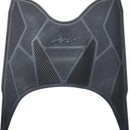 Washable Black Rubber Floor Mat/Foot Mat for HONDA DIO BS-6 Honda Dio Two Wheeler Mat-2