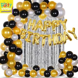 Solid Happy Birthday Combo Letter Balloon-20