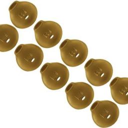 YTM 10 pcs golden colour level u earbuds cover gold 5 pair In The Ear Headphone Cushion-image-71