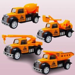 Exclusive Auto World Construction Die-Cast Vehicle Set 1.55 Scale, Pack of 4-image-4