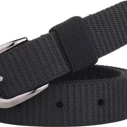 Women Casual, Formal Black Nylon Belt-image-17