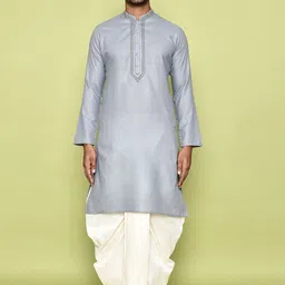Arihant Rai Sinha Men Regular Pure Cotton Kurta with Dhoti Pants-image-14