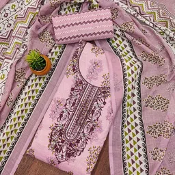 KALINI Printed Unstitched Dress Material-image-83